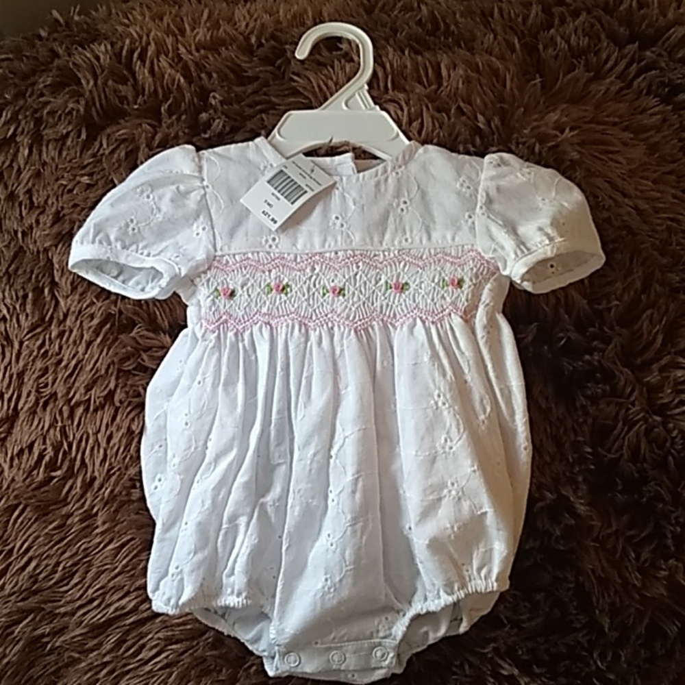 Mia Juliana Baby Romper NWT